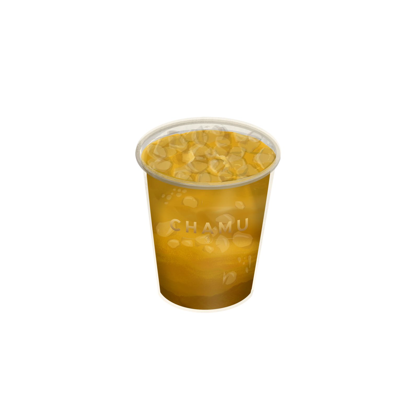 Chamu Golden Tropical cold jamu drink with turmeric and ginger