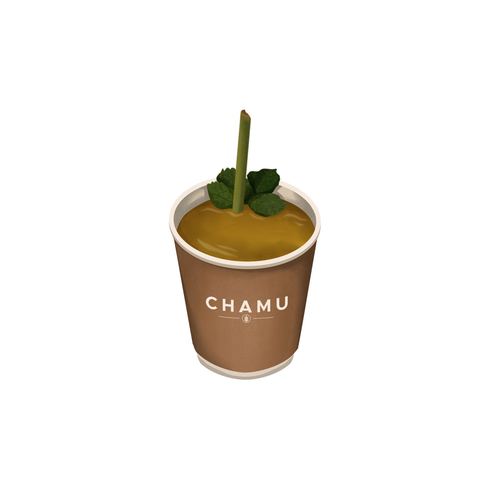 Chamu Ruby Sunset herbal jamu drink with roselle and sappanwood